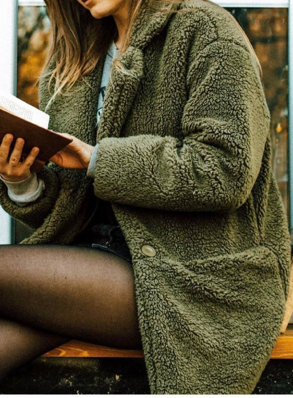 Куртка шубка зеленая размер s-m 3