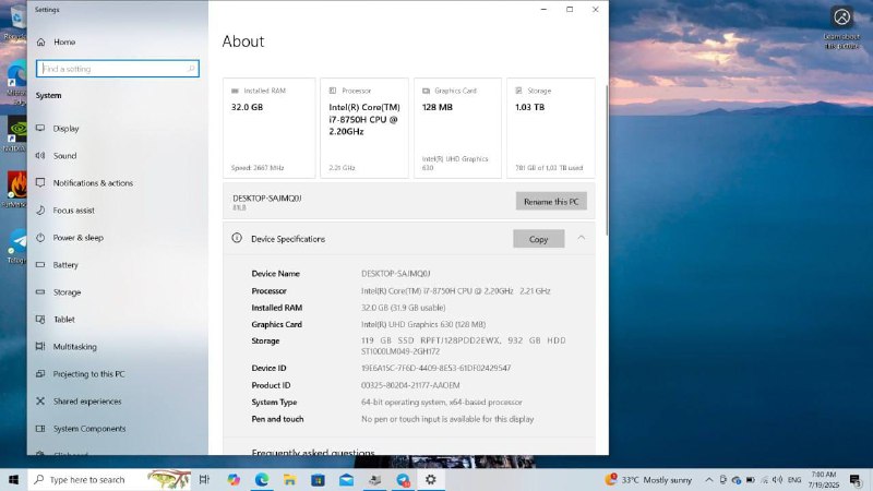 Ноутбук Lenovo legion y530 Intel i7 32GB 1TB GTX1060 5
