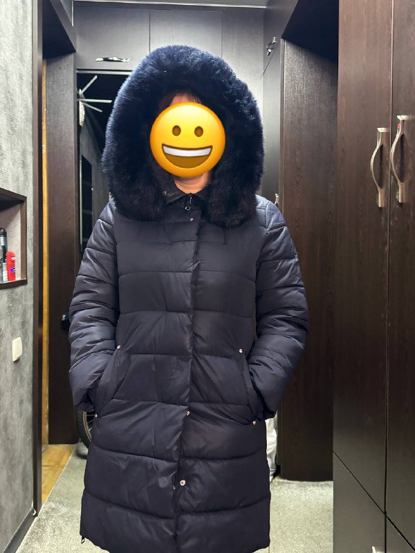 Белая теплая дутые куртка размер S 5