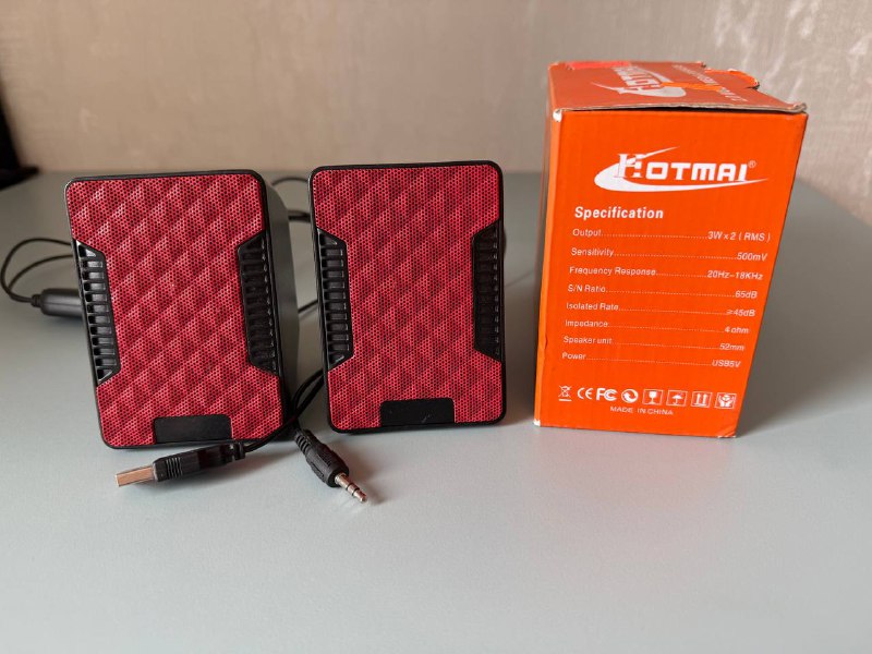 Колонки настольные 3.5 mini jack 2