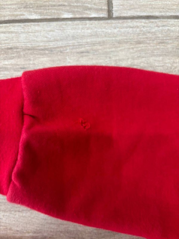 Красный худи Moncler размер M-L 4