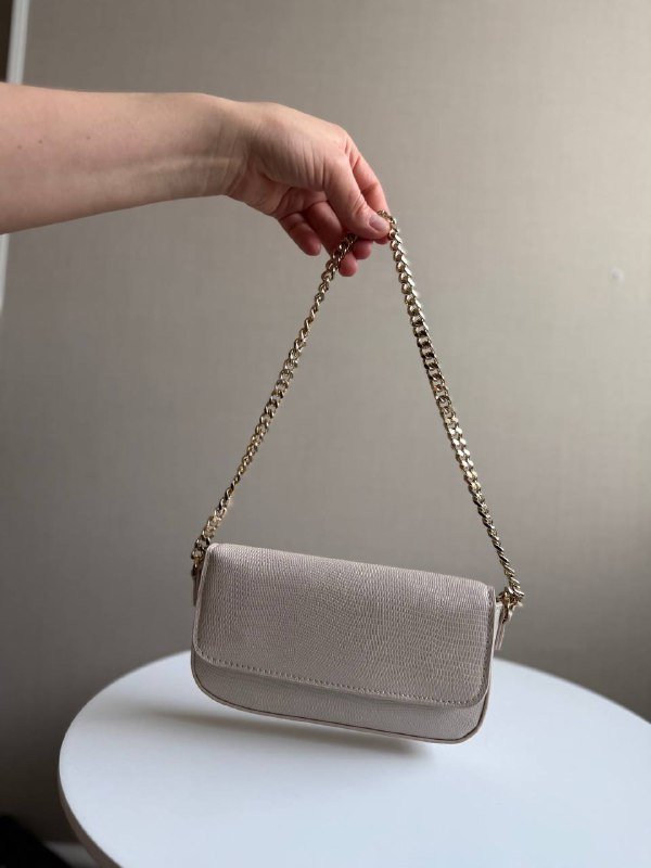 Сумка с клапаном и цепочкой клатч Mango 2