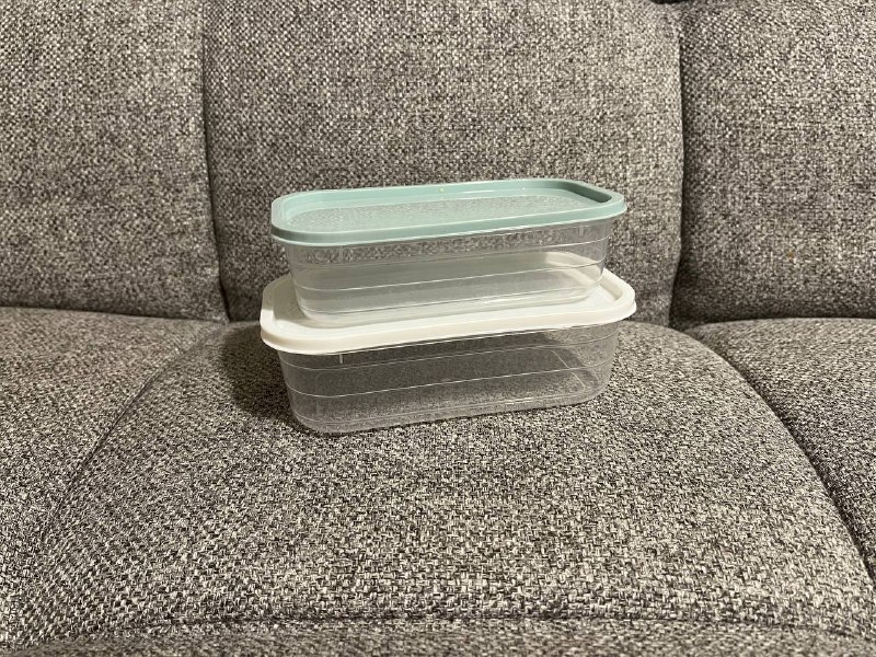 Стеклянные контейнеры, 3 шт V - 400, 800, 1500 мл 3