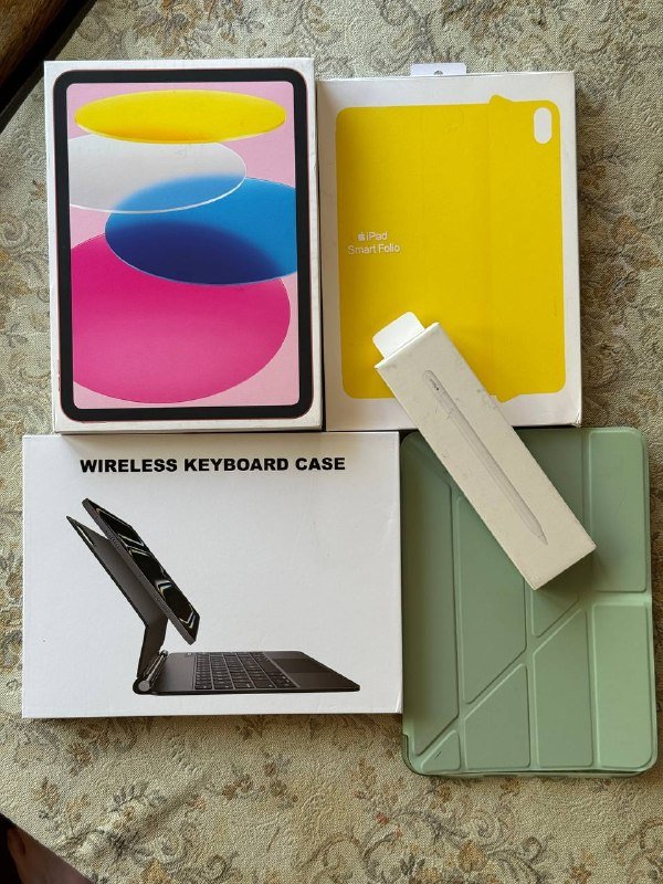 iPad A16 11-го поколения 128gb Rose, чехлы, Apple Pencil