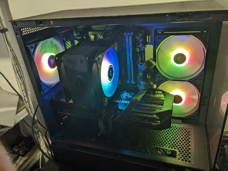 Gaming PC A620M 7500X3D RX 9070 XT 32GB 2TB 1
