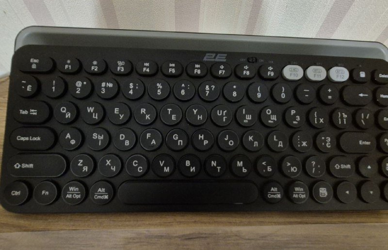 Беспроводная клавиатура 2E KS250 Slim EN/Cyrillic 6