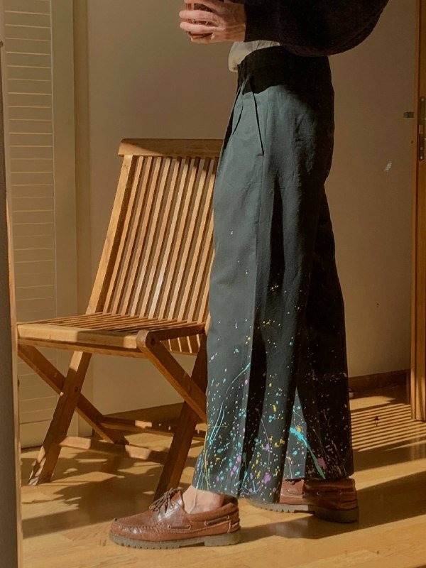 Кастомные штаны с защипами размер 32 М 2