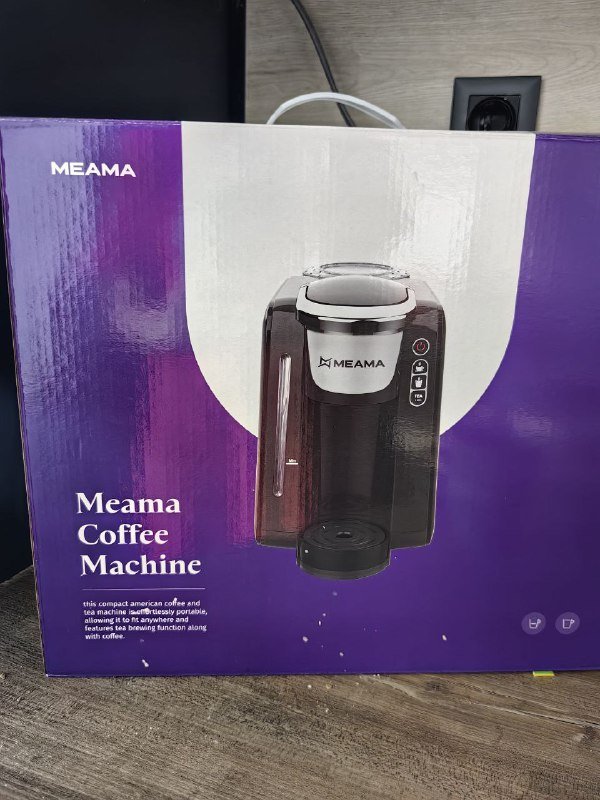 Капсульная кофемашина Meama новая с капсулами 2